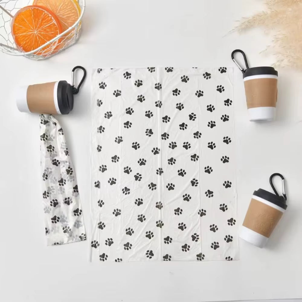 Coffee Cup Style Dog Poop Bag Holder Portable Creative Design