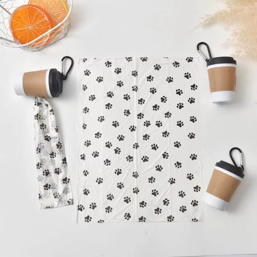 Coffee Cup Style Dog Poop Bag Holder Portable Creative Design